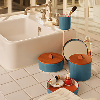 Circe high box, large model - Blue | Hermès Saudi Arabia